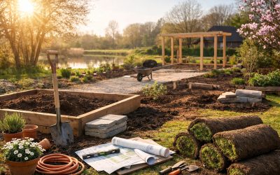 Wanneer begint u best met tuinaanleg in voorjaar