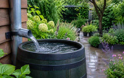 Waarom regenwater opvangen uw tuin sterker maakt