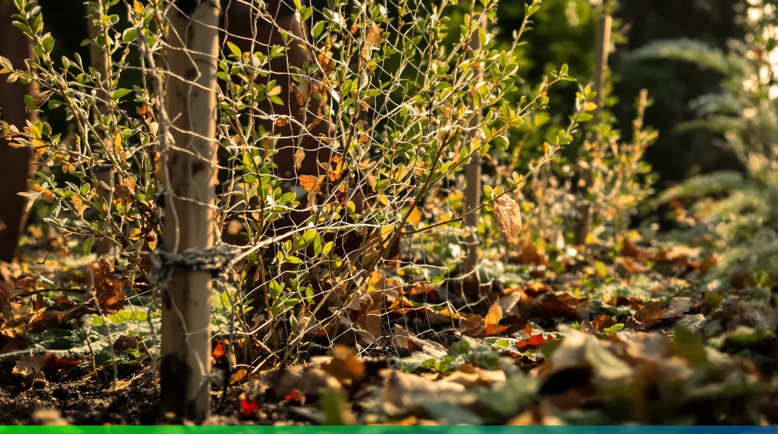 tuin beschermen tegen herfstwind en schade aan planten voorkomen 100854